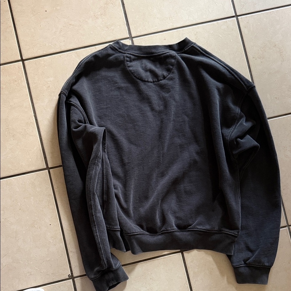 American Eagle Outfitters Black Off-the-Shoulder Sweater - Picture 2 of 3